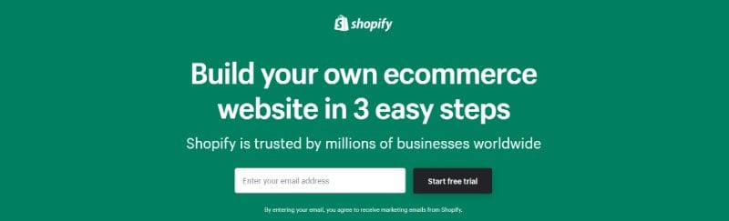 Shopify网页