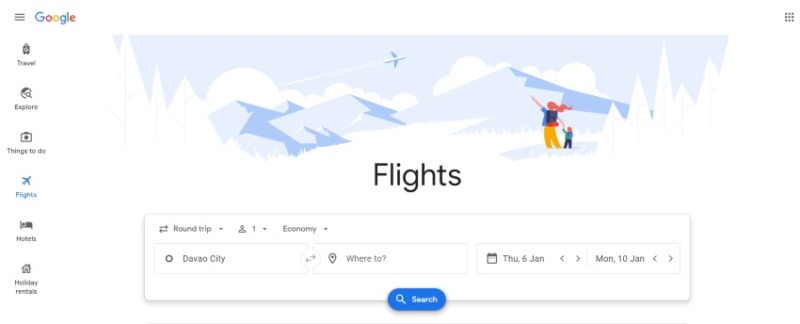 如何使用谷歌航班搜索任何地方的廉价航班