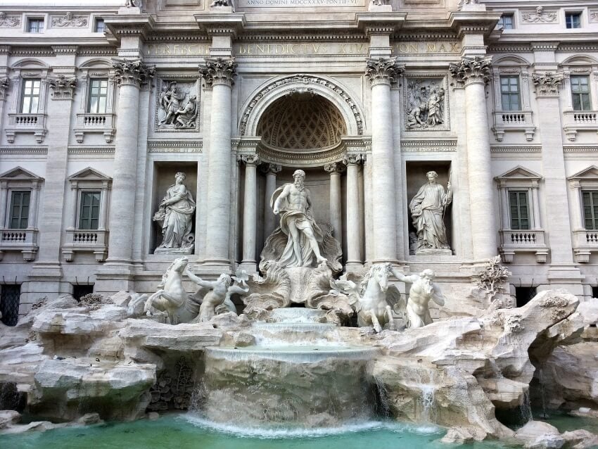 罗马的特莱维喷泉