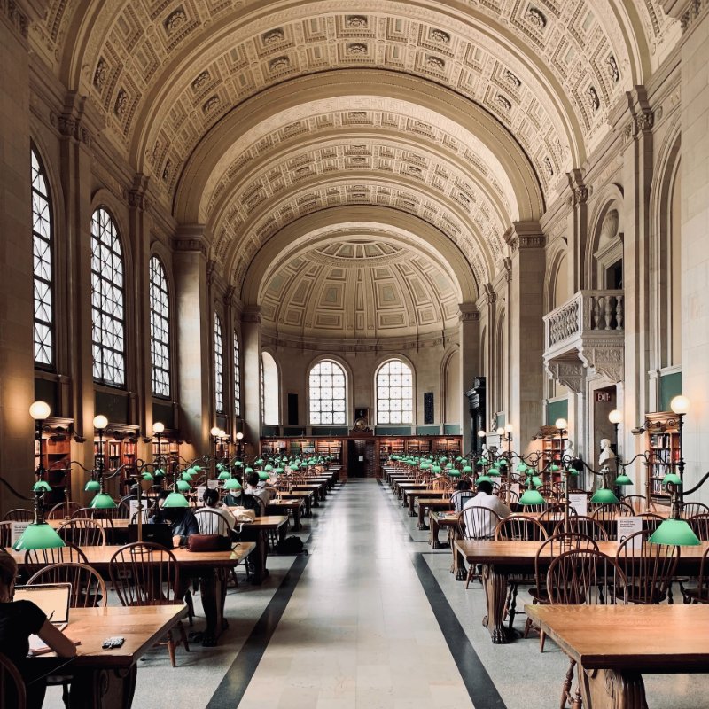波士顿公共图书馆内景