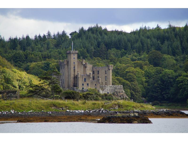 苏格兰天空岛的城堡