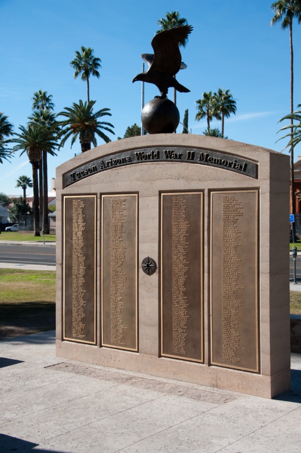 第二次世界大战图森市亚利桑那纪念馆在军械库公园