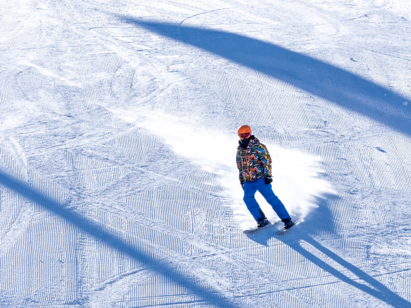 在雪滑雪国王,怀俄明州